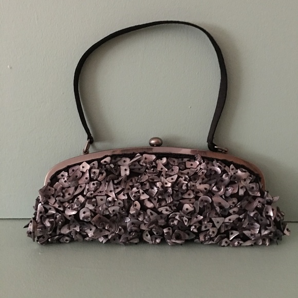 Women\'s Vintage Shell & Satin Evening Handbag main image 5